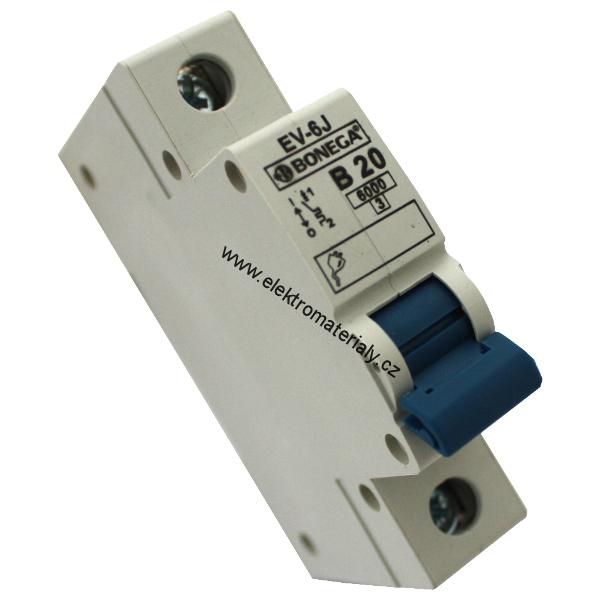 Jistič Bonega EV-6J 1P B 20A