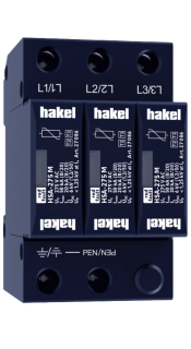 Svodič přepětí Hakel HSA-275/3+0 M