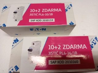 Jistič Eaton PL6-B10/1 (12 ks)